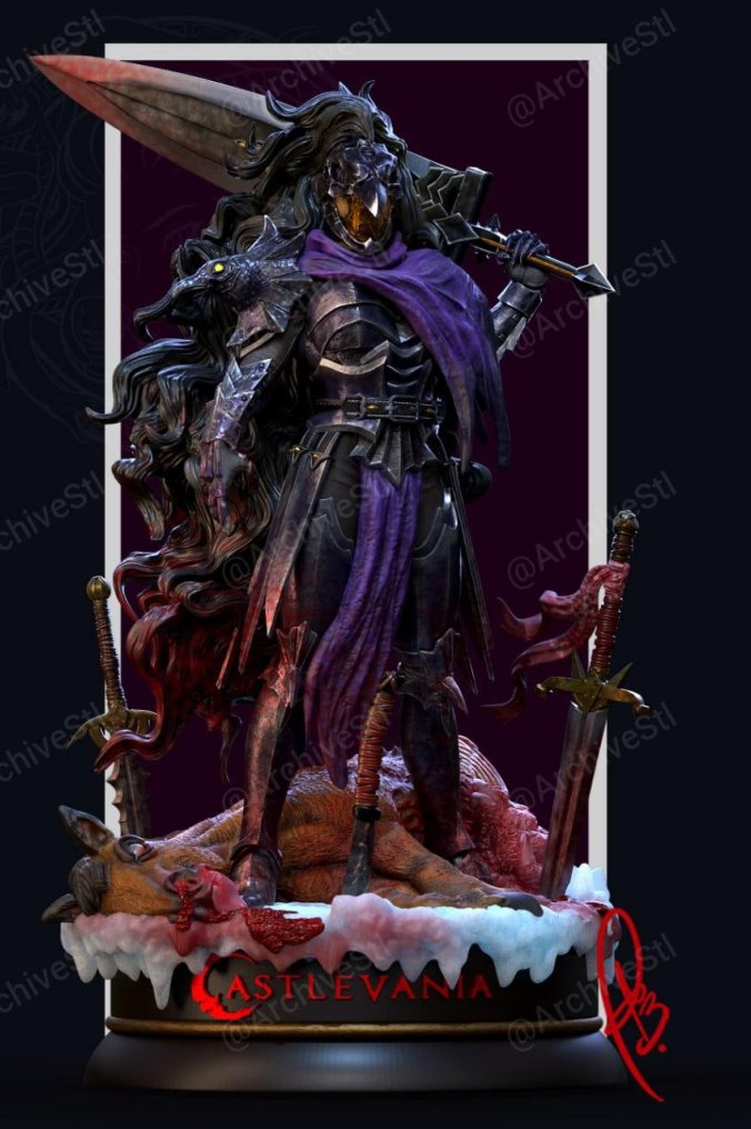 恶魔城 Castlevania Striga 3D打印图纸